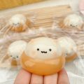 Cat Mochi Taba Squishy Fidget Toy Cute Cat Hamster Silicone Slow Rebound Pinch Decompression Toy Slow Stress Release Vent Toy. 