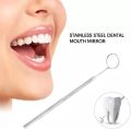 Tooth Dental Mirror for Mouth - Dentist Mirror Tool with Stainless Steel Handle - Oral Teeth Inspection Mirror - Dental Instruments (1). 