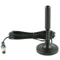 Portable TV Antenna 300cm Coax Cable Indoor Outdoor Digital HD Freeview Aerial DVB-T DVB-T2 DAB Plug and Play for Smart TV. 