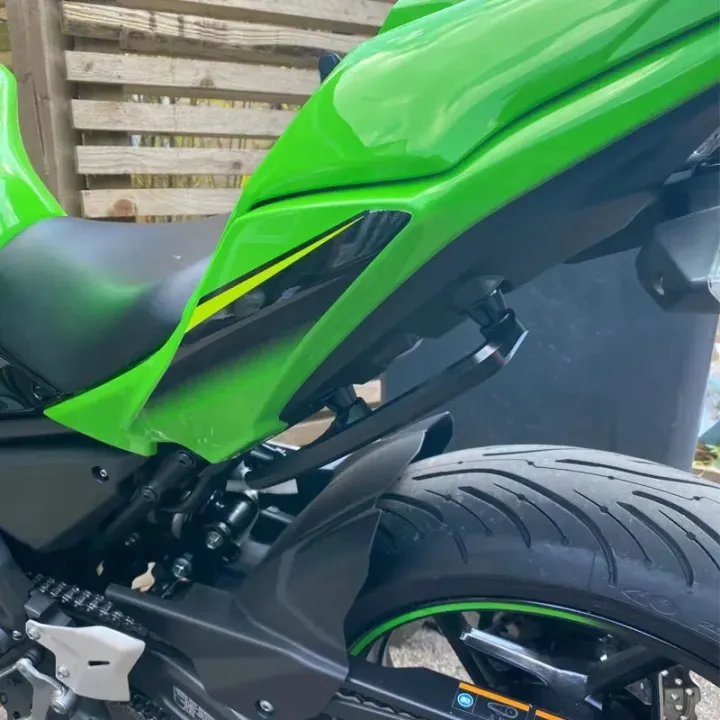 Motorcycle Aluminum Rear Grab Bars Seat Pillion Passenger Rail Handle ...