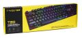 Gaming Keyboard T-Wolf T-20 RGB Lighting Mechanical Wired Keyboard. 