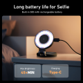 TELESIN Smartphone Magnetic Fill Light Mini Selfie Light 3 Modes Adjustable Brightness for Iphone XIAOMI HUAWEI SAMSUNG Phone.