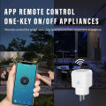 1PCS WiFi Smart Plug 16A/20A EU Smart Socket Power Outlet Mini Smart Plug for HomeKit SmartThings Works with Tuya Alexa . 