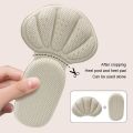 10Pcs Heel Stickers Sneakers Heel Protection Feet Pads Pain Relief Size Reducer Non-slip Shoes Insoles T-Shaped Foot Care Pad. 