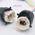 1Pcs BA20D Motorcycle Bulb Base Motorcycle Bulb Socket LED Headlight Holders Adapters Socket Connector For REX RS 400 450 500.