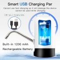 Rechargeable Automatic Electric Water Dispenser Pump | USB Chargeable Wireless Bottle Pump for 2-5 Gallon Bottles | Portable Drinking Water Pump for Home, Office, and Travel | 1200mAh Battery | Easy-to-Use Water Suction Pump. 