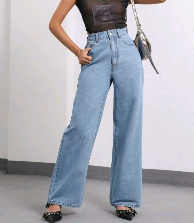 Soft%20Straight%20Denim%20Jeans%20For%20Women%20-%20Image%202