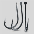 50PCS Small Fishing Hooks Freshwater Carbon Stainless Steel Size 1 - 13 Barbed Carp Hooks Fishing.