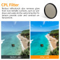 Cellphone Filter 52mm Holder CPL GND Starlight Close Up Macro Range+4 White Soft Black Soft ND8 Clip Smart iPhone Lens. 