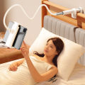 Gooseneck Tablet Holder With Flexible Arm 360 Clip Bed Support For 4 - 11 inches Phone Tablet Bracket For IPad Stand Accessories. 