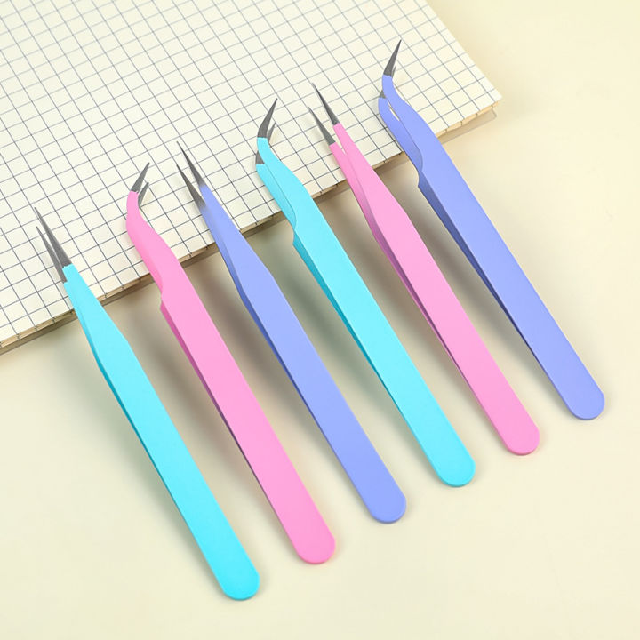 2pcs Tweezers Creative Macaroon Color Clip for DIY Decroative Journal ...
