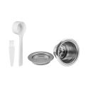 Refill Nespresso Coffee Capsulas Stainless Steel Refillable Nespress Coffee Capsule Reusable Coffee Filters Cup Barista Tool.