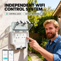 Tuya WIFI Smart Outdoor Socket UK SG 1 2 Outlets IP66 Waterproof AC250V 16A Wall Plug Sockets with Timer for Garden Garage. 