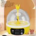 Mini Egg Incubator for Home Automatic Temperature Humidity Control 4 Eggs Candler Poultry Hatching Machine for Chickens Ducks Pi. 