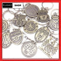 Fast delivery Thai shop: metal key chain with logo, football team, European souvenir team Liverpool ManUtd Barcelona Real Madrid Juventus ac Brazil Argentina Portugal Chelsea Tottenham French. 