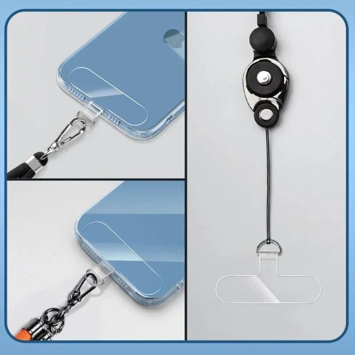 10/5/1Pcs%20Universal%20Tpu%20Mobile%20Phone%20Anti-lost%20Lanyard%20Card%20Gasket%20Nylon%20Detachable%20Phone%20Hanging%20Cord%20Strap%20Patch%20Tether%20Pad%20-%20Image%202