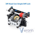 Off-Road Car Buggy Simple Adjustable Differential Lock Framed Kits MOC High-tech Building Blocks Assembly Technical Bricks Toys.