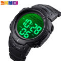 SKMEI Sport Fitness Watches Mens Digital 100M Waterproof Wrist Watch Men 2 Time 10 Year Battery Alarm Clock reloj hombre 1560. 