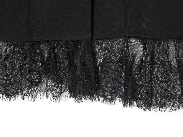 Women%20Elegant%20Lace%20Hem%20Black%20Suit%20Coat%20Fashion%20V-neck%20Single%20Breasted%20Slim%20Fit%20Blazer%202026%20New%20Spring%20Office%20Lady%20Blazer%20Outwear%20-%20Image%206