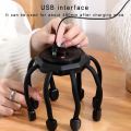 Electric Head Massager, Head Massage Spider, Scalp Massage Brush, 8 Claws Rechargeable Vibration Head Massager, Stress Relief, Relax Claws Scalp Massager for Men and Women. 