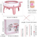 SENTRO Knitting Machine, 40 Needles Smart Weaving Loom Round Spinning Crochet Knitting Machines for Beginners,DIY Scarf Hat Sock. 