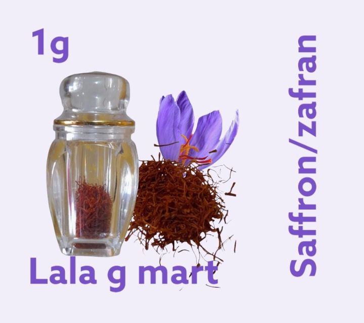 Saffron (Zafran) 100% Pure and Imported  1g
