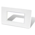 Fujicut Light Switch and Electrical Socket, Complete Set, Switch Size: 1 Piece, and Single 3-Pin Ground Socket, 1 Piece.. 