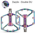 WEST BIKING Bicycle Pedal Aluminum Alloy Pedal Mountain Bike Pedal Chrome-Molybdenum Steel Axle Pedal. 