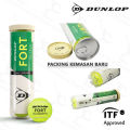 DUNLOP FORT ALL COURT Tennis ball (Pack of 3 Balls). 