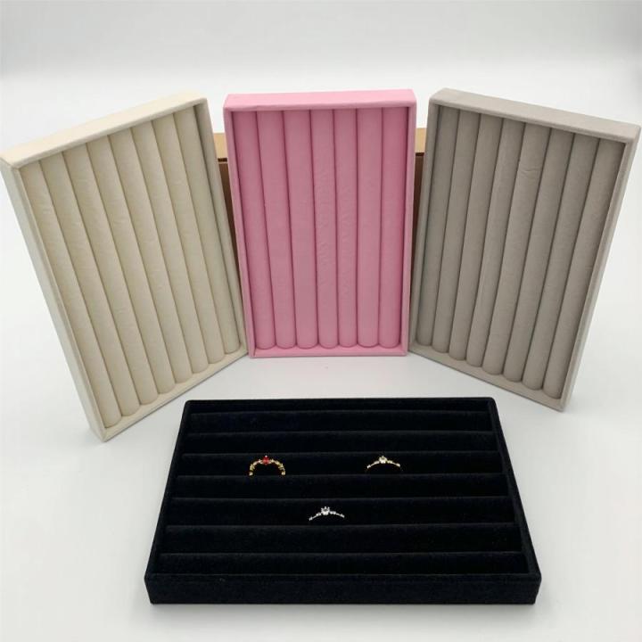 Velvet%20Jewelry%20Display%20Stackable%20Exquisite%20Jewellery%20Holder%20Portable%20Ring%20Earrings%20Necklace%20Organizer%20Box%20Organizer%20-%20Image%205