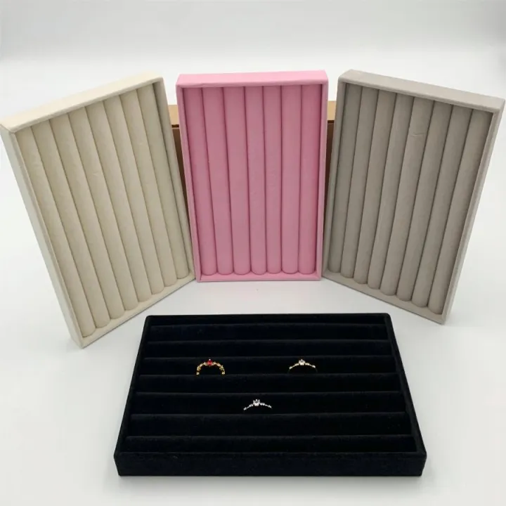 Velvet%20Jewelry%20Display%20Stackable%20Exquisite%20Jewellery%20Holder%20Portable%20Ring%20Earrings%20Necklace%20Organizer%20Box%20Organizer%20-%20Image%205