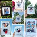 Customize Glass photo frame with your picture and text. 