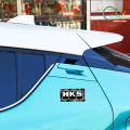 HKS modified car advanced car jdm reflective car stickers door and body stickers scratch and cover the rear glass sticker. 