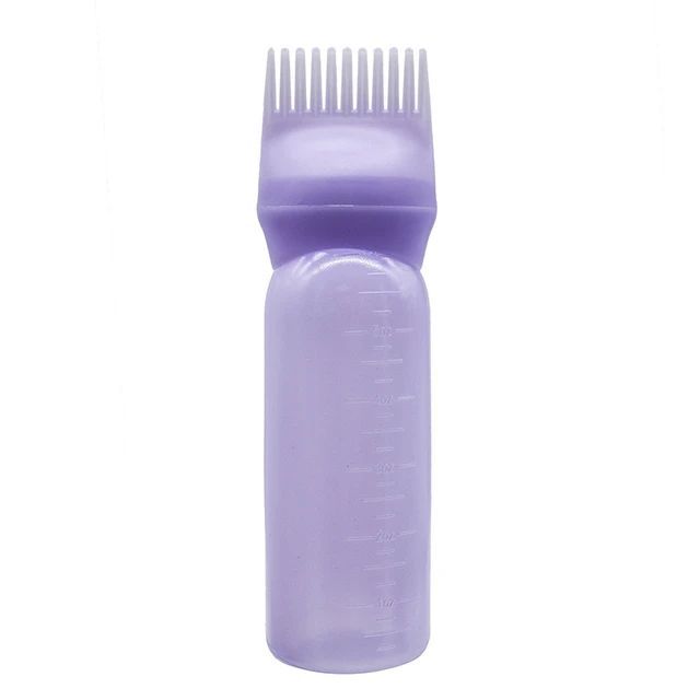 Hair Dye Applicator Brush Bottles Dyeing Shampoo Bottle Oil Comb Hair Dye Bottle Applicator Hair Salon Styling Tool