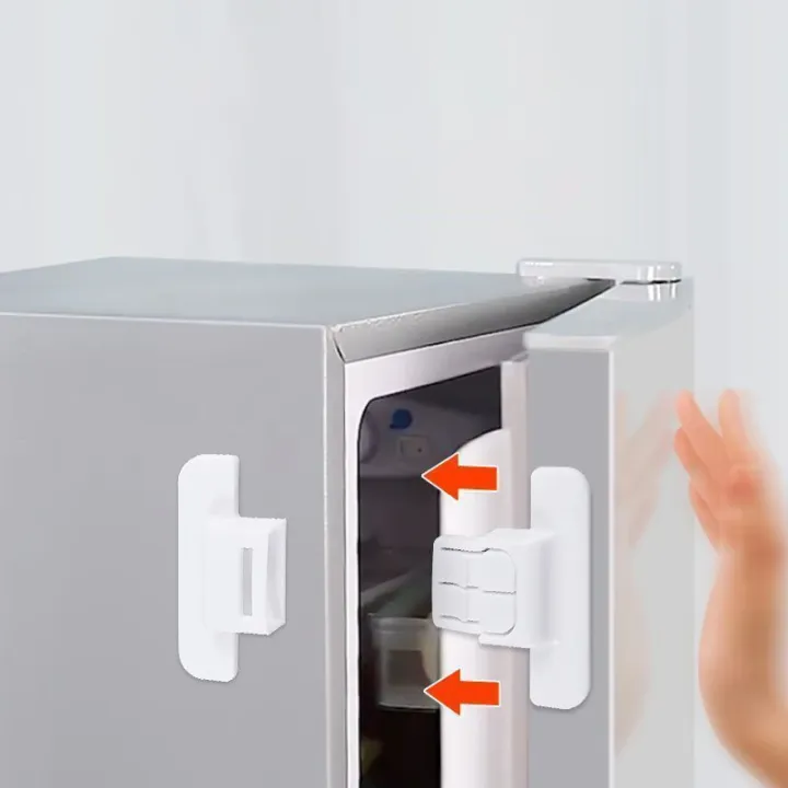 2pcs%20Refrigerator%20Lock%20Kids%20Security%20Protection%20Anti-Open%20Water%20Dispenser%20Locker%20Buckle%20Home%20Furniture%20Cabinet%20Door%20Safety%20Locks%20-%20Image%202