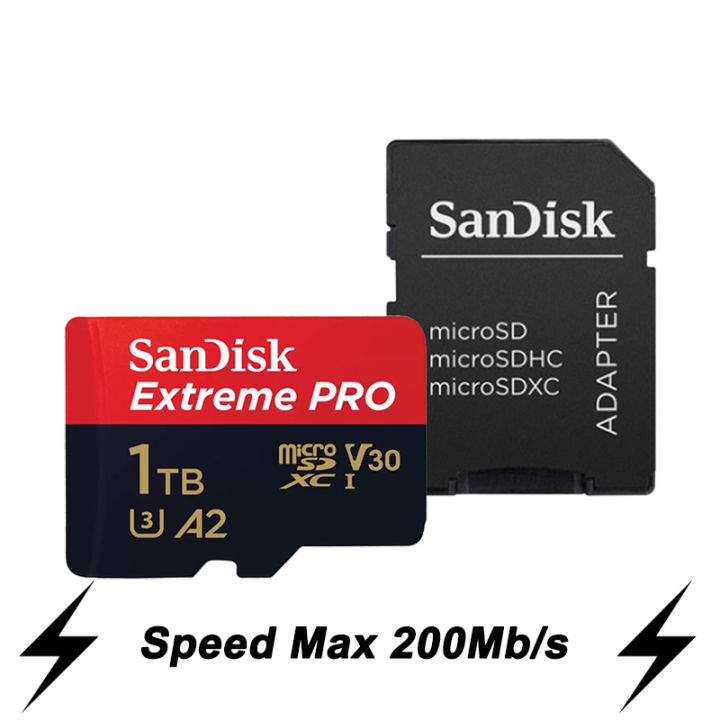 Sandisk Extreme Pro Micro 256GB 200MBS Memory Card - SScamera