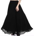 Georgette Long Skirt For Ladies. 