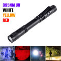 Mini LED Flashlight Portable Violet Light Pet Urine Scorpion Detector UV Lamp UV Flashlight 395nm Ultraviolet Torch With. 
