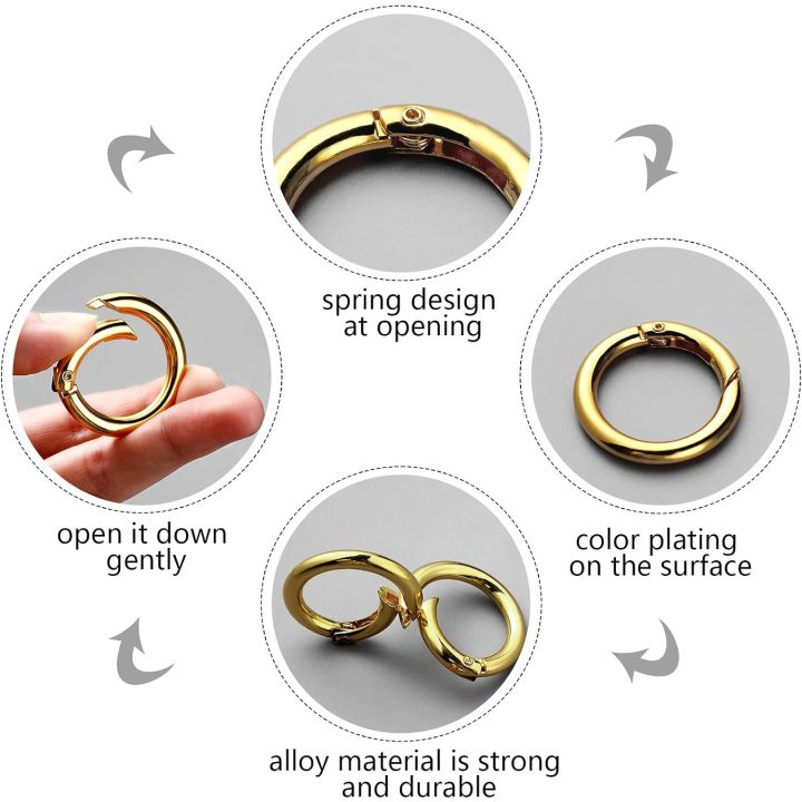 5pcs%20Metal%20O%20Ring%20Keyring%20Spring%20Buckles%20DIY%20Jewelry%20Openable%20Round%20Carabiner%20Keychain%20Clasp%20Bag%20Clips%20Snap%20Hook%20-%20Image%206