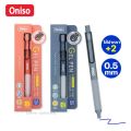 Oniso 9133b gel pen with 2 ink cartridges blue 0.5mm (boxed) quick dry ink pen left hand oniso gel pen. 