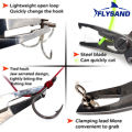 FLYSAND Fishing Plier Scissor Line Cutter Hook Remover Split Ring Opener Cutting Tongs Multifunction Scissors Fishing Accessorie.