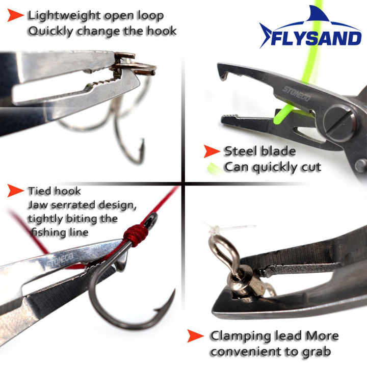 FLYSAND%20Fishing%20Plier%20Scissor%20Line%20Cutter%20Hook%20Remover%20Split%20Ring%20Opener%20Cutting%20Tongs%20Multifunction%20Scissors%20Fishing%20Accessorie%20-%20Image%203