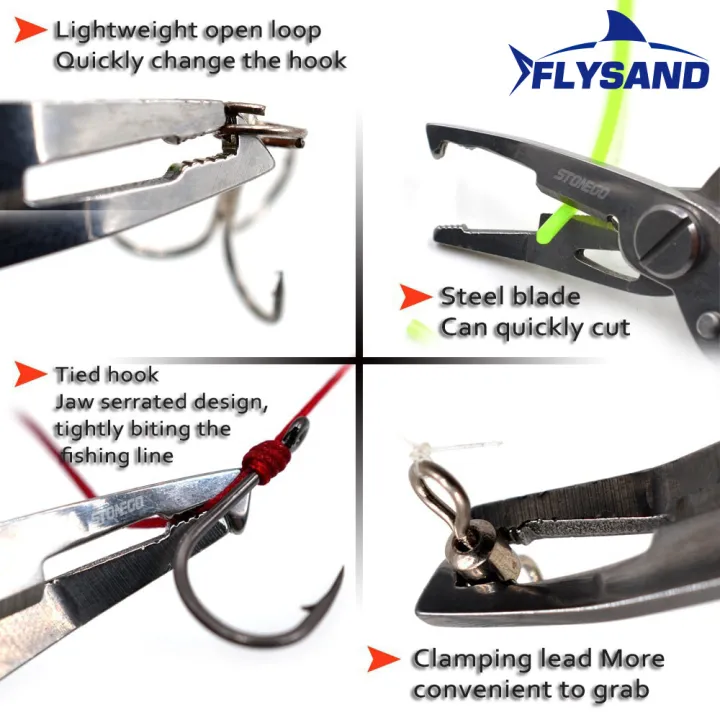 FLYSAND%20Fishing%20Plier%20Scissor%20Line%20Cutter%20Hook%20Remover%20Split%20Ring%20Opener%20Cutting%20Tongs%20Multifunction%20Scissors%20Fishing%20Accessorie%20-%20Image%203