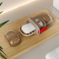 1/2pcs Creative Travel Soap Box with Lid Sealed and Drainable Portable Small Soap Box for Business Trip Travel Soap Box. 