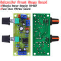 High-precision Single supply low pass filter board subwoofer preamp board 2.1 channel DC 10-24v 22hz-300hz. 