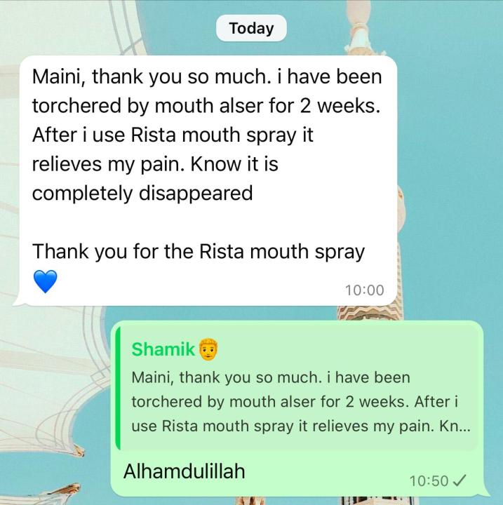 🔥 *Rista Mouth Spray – Fresh Breath in a Flash!* 🔥 | Daraz.lk