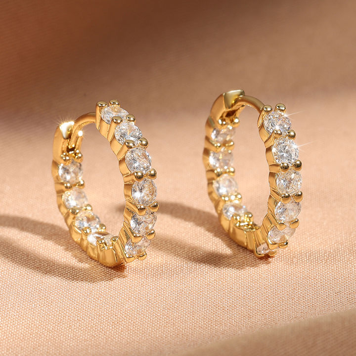 Yupsk%206pcs%20Shiny%20Zircon%20Ear%20Rings%20White%20Gold%20Color%20Huggie%20Cartilage%20Piercing%20Ear%20Cuff%20Tiny%20Earring%20for%20Women%20Men%20Jewelry%20Gift%20-%20Image%202