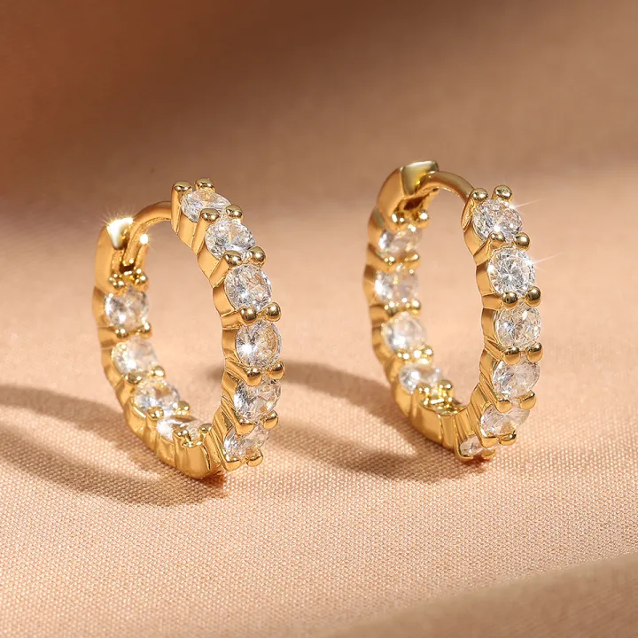 Yupsk%206pcs%20Shiny%20Zircon%20Ear%20Rings%20White%20Gold%20Color%20Huggie%20Cartilage%20Piercing%20Ear%20Cuff%20Tiny%20Earring%20for%20Women%20Men%20Jewelry%20Gift%20-%20Image%202