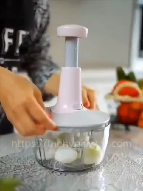 Kitchen Hand Chopper 2Litre | Unique Gadgets - Chopper Food Processor - chopper machine 2Litre - blender - home appliances - mini chopper - qeema machine - onion chopper - meat chopper - hand chopper - handchopper - manual chopper - hand chopper manual -