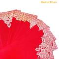 Red Envelope for Wedding, Party, Festivals and Events, Red Khaam (Pack of 25 pcs), (Fits 1000 Rupee Note). 